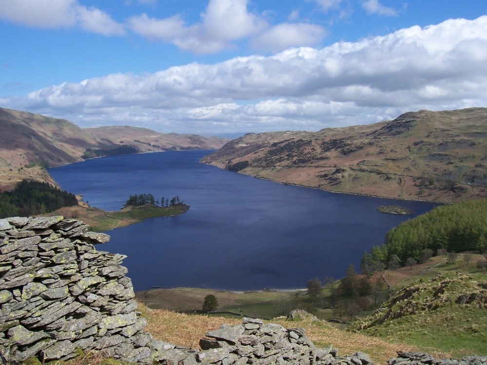 Haweswater from Heron Crag above Riggingdale, N E Lakes photo by Clive Tappin