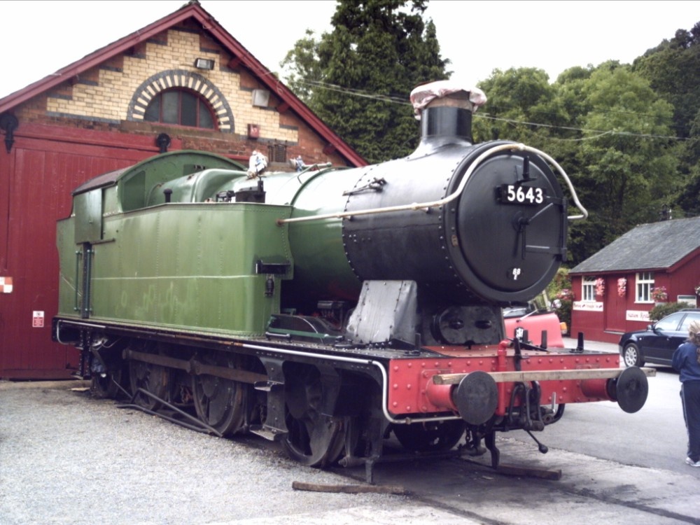 Steam Train Number 5643, Haverthwaite, Cumbria
