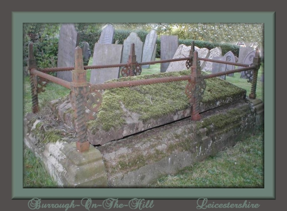 A cemetery in burrough-on-the-hill in Leicestershire