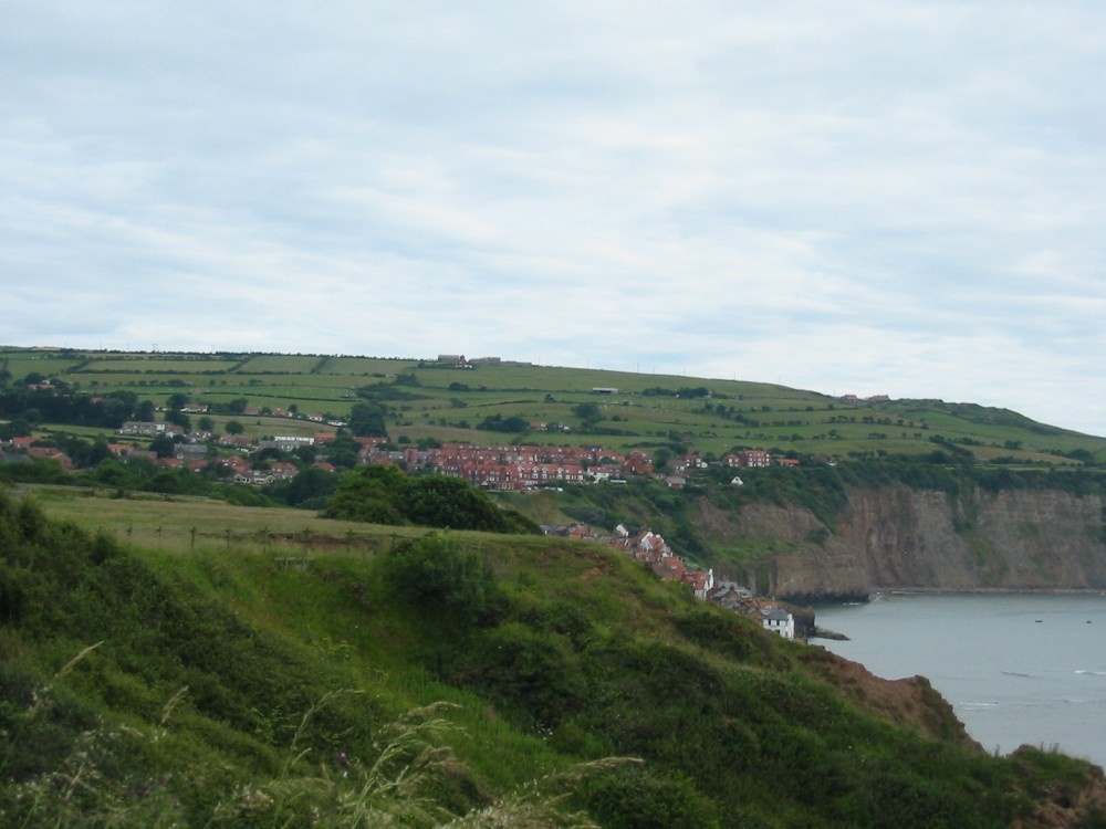 Robin Hood's Bay, North Yorkshire, viewed from the south