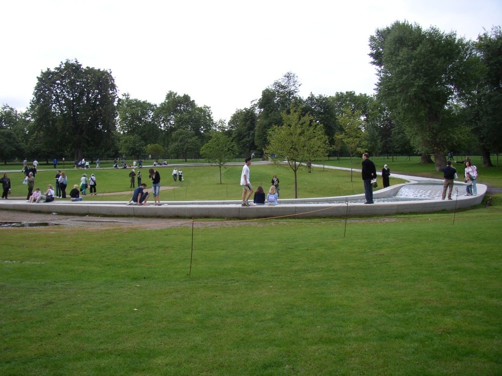 Photograph of Princess Diana's Memorial, Hyde Park, London