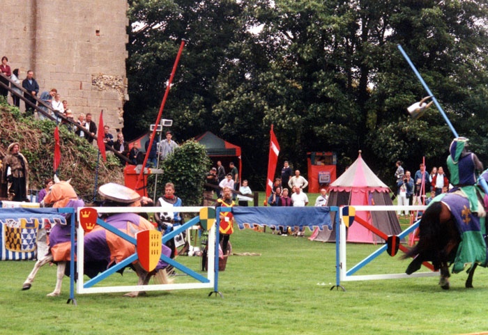 Photograph of Jousting at Hedingham Castle, Essex  26/8/2002