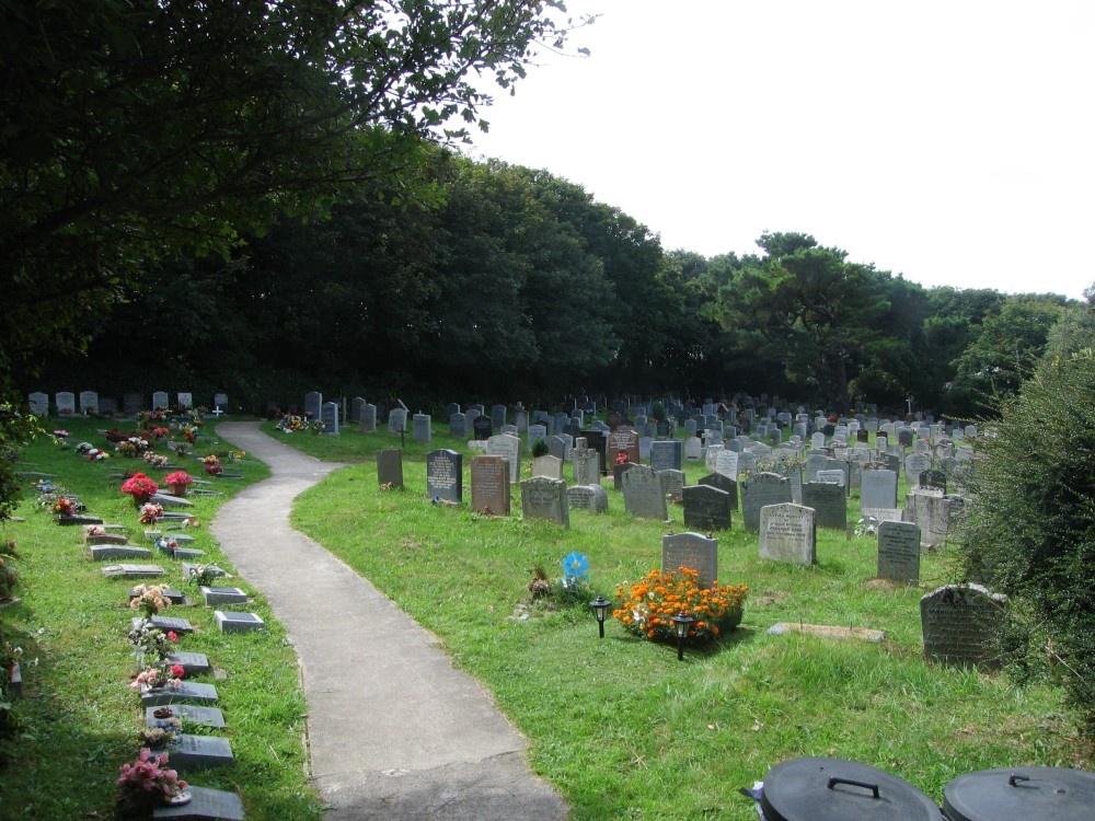 Cemetery in Bude, Cornwall