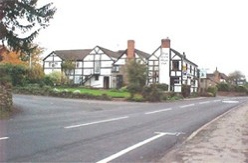 The Green Man Inn in the centre of the village of Fownhope, Herefordshire