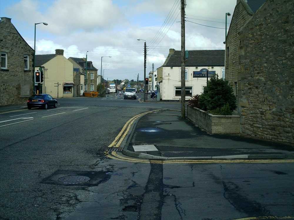 Leadgate Crossroads and Watling Street