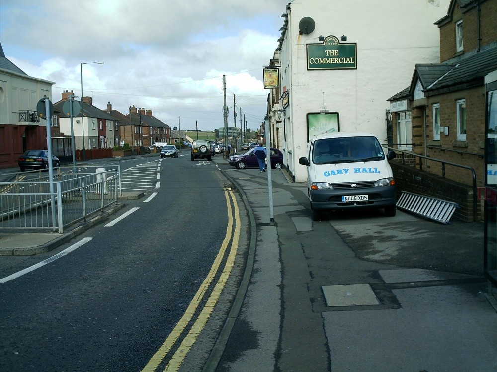 Photograph of Watling Street, Leadgate
looking north