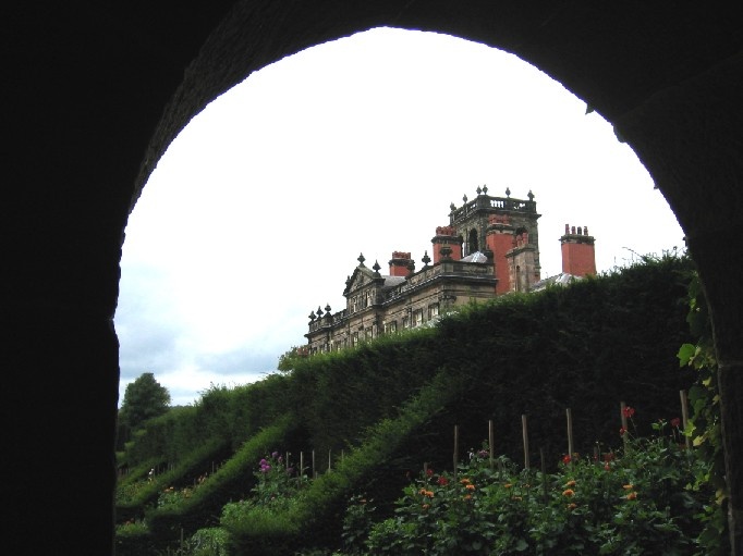 Biddulph Grange Garden - View of the Dahlia Walk