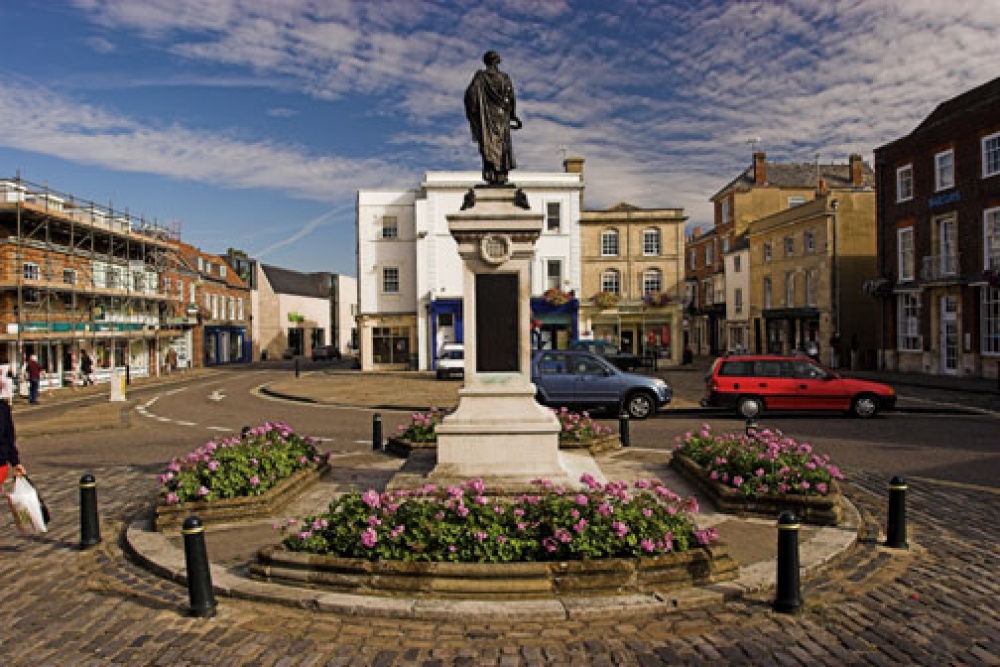 Photograph of The marketplace, Wallingford, Oxfordshire