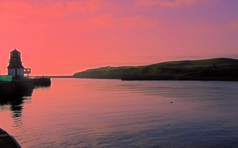 Photograph of Dawn at Aberdeen harbour mouth