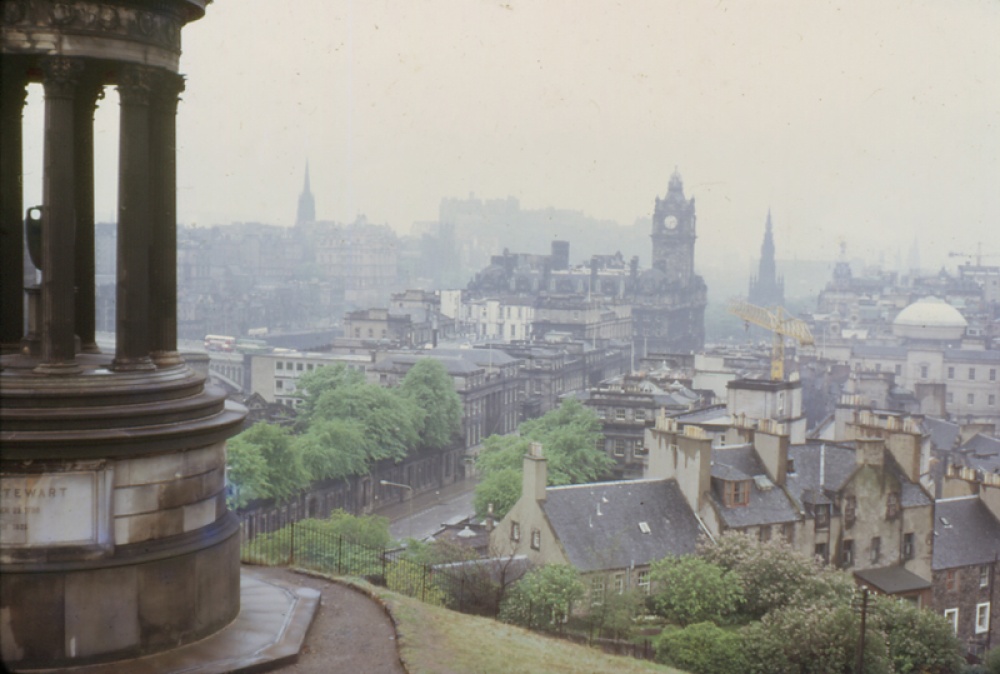 Photograph of Edinburgh in 1973