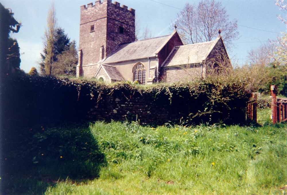 Global picture of the church in Cheldon near Chulmleigh, Devon