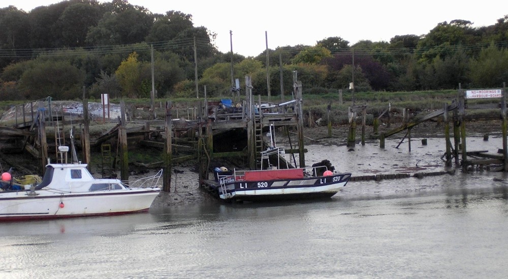 Fishing boats on the river Arun at Littlehampton 01/10/05