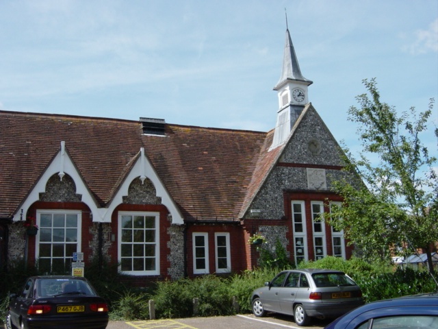 Photograph of The Old School, now the Community Hall. Overton