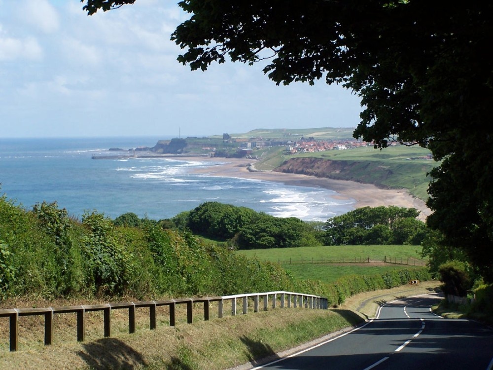 Sandsend on the North Yorkshire coast
looking south towards Whitby