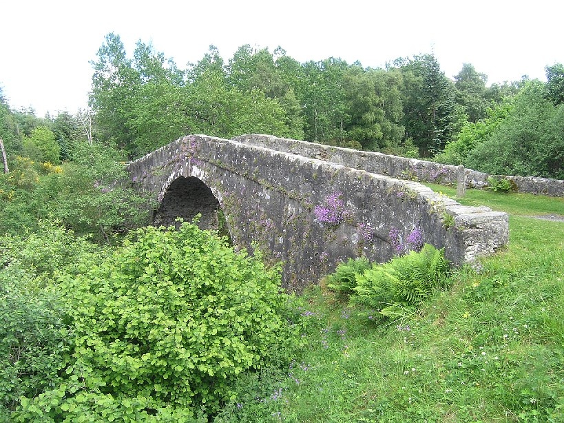 Old Bridge in Whitebridge on the old military road from Fort Augustus to Inverness