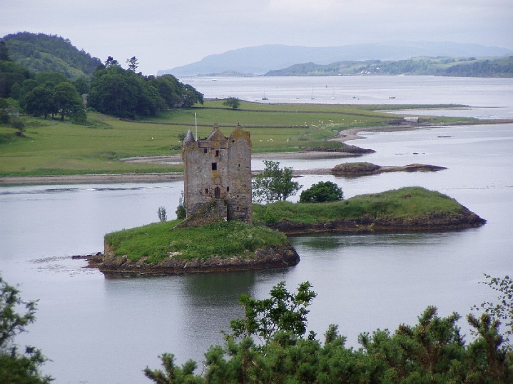 Castle Stalker near Port Appin photo by Luc Hermans
