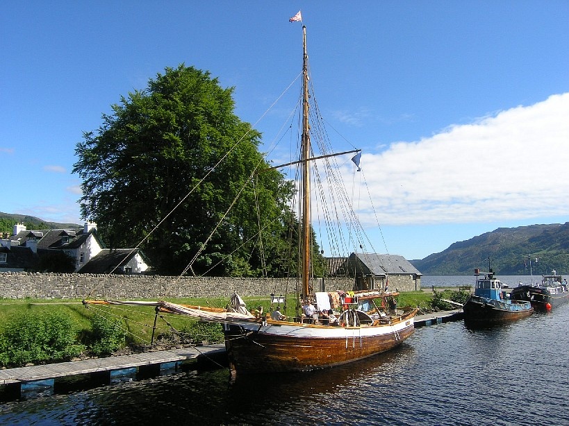 Photograph of Caledonian Canal in Fort Augustus