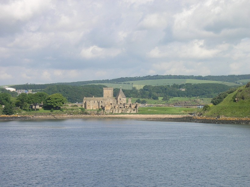 St. Colms Abbey on the island Inchcolm