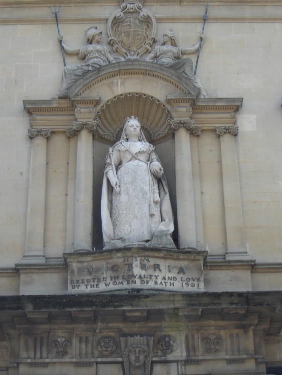 Statue of Queen Victoria in Bath, Somerset.