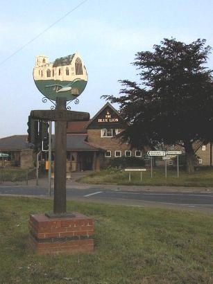 Fen Ditton village sign. Fen Ditton, Cambridgeshire