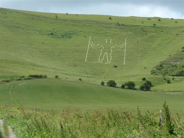 The Long Man of Wilmington near Eastbourne