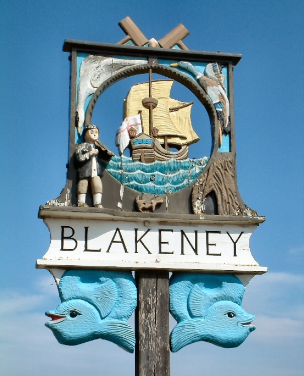 Blakeney Village Sign. Blakeney, Norfolk