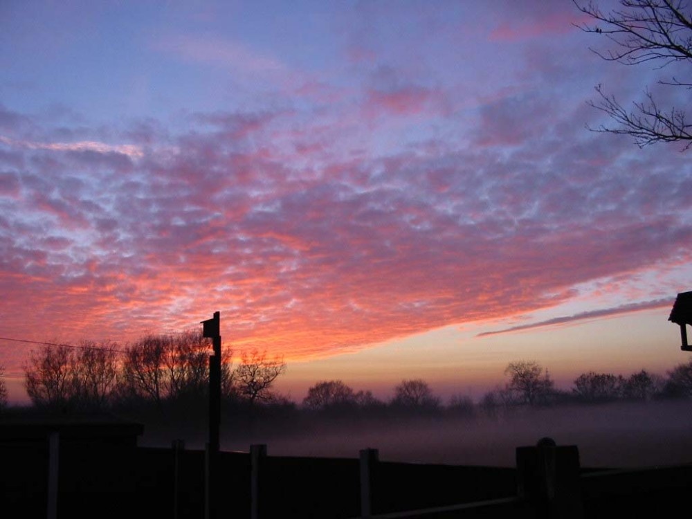 Widnes Afternoon Winter Sky