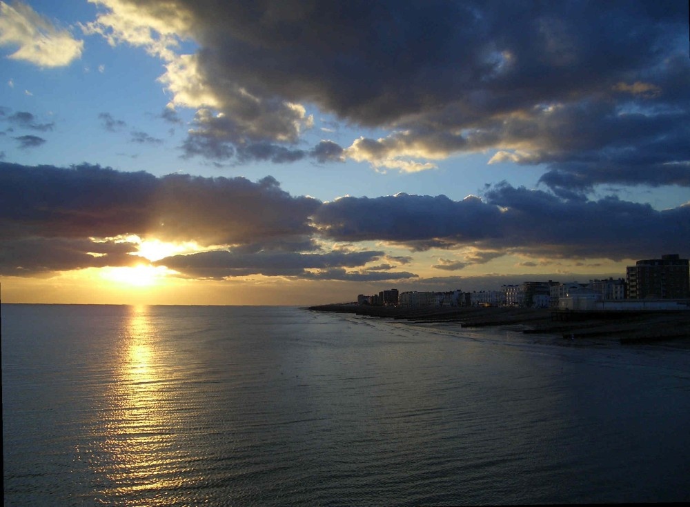 Sunset over West Sussex