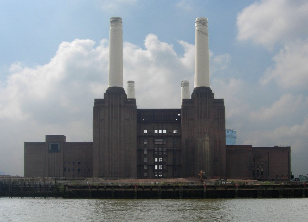 Battersea Power Station, Across the Thames from Chelsea