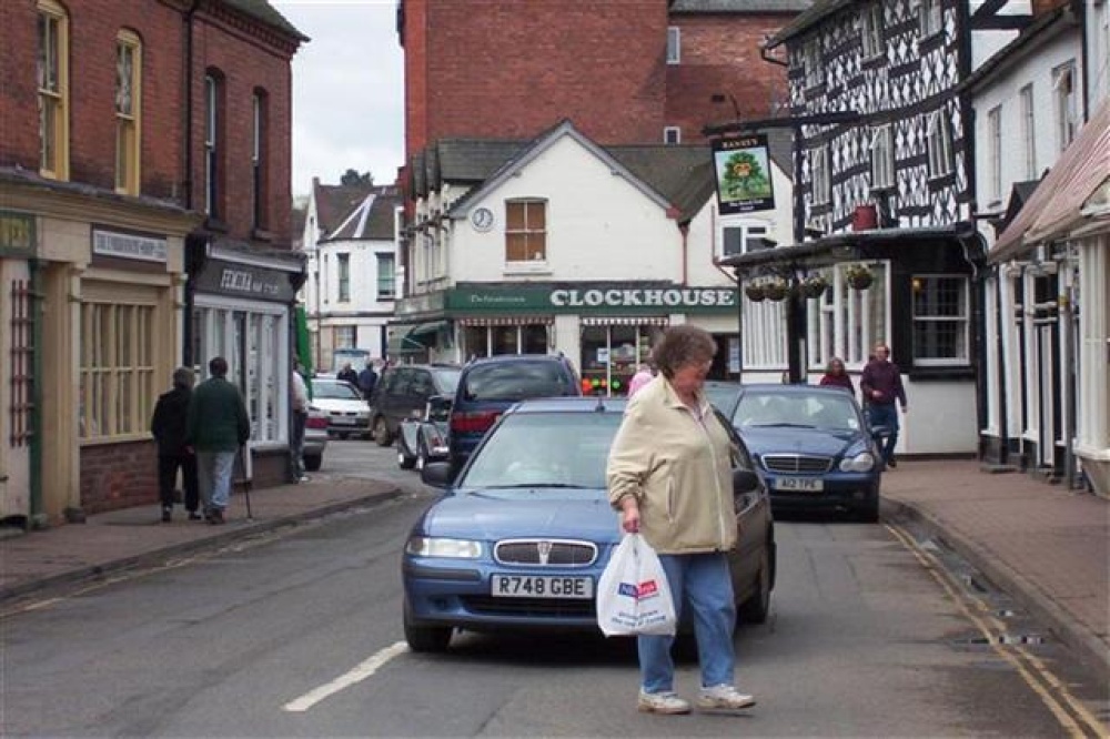Photograph of Teme St, Tenbury Wells, Worcs.