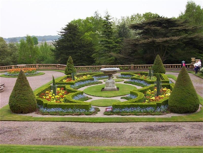 Gardens at Tatton Park, Cheshire.