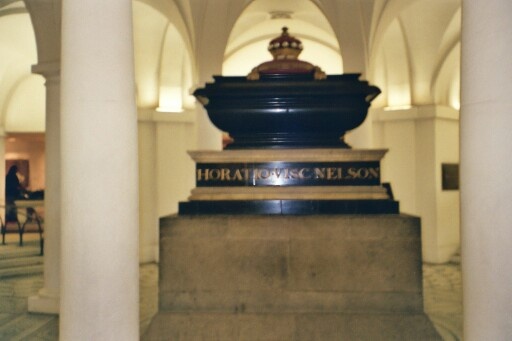 Nelson Tomb, undercroft of St. Paul's Cathedral