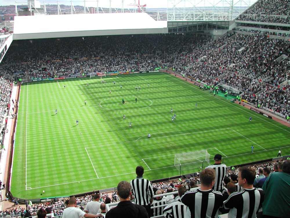 St. James' Park, Newcastle. Before the Kick Off. photo by Andrew Irving