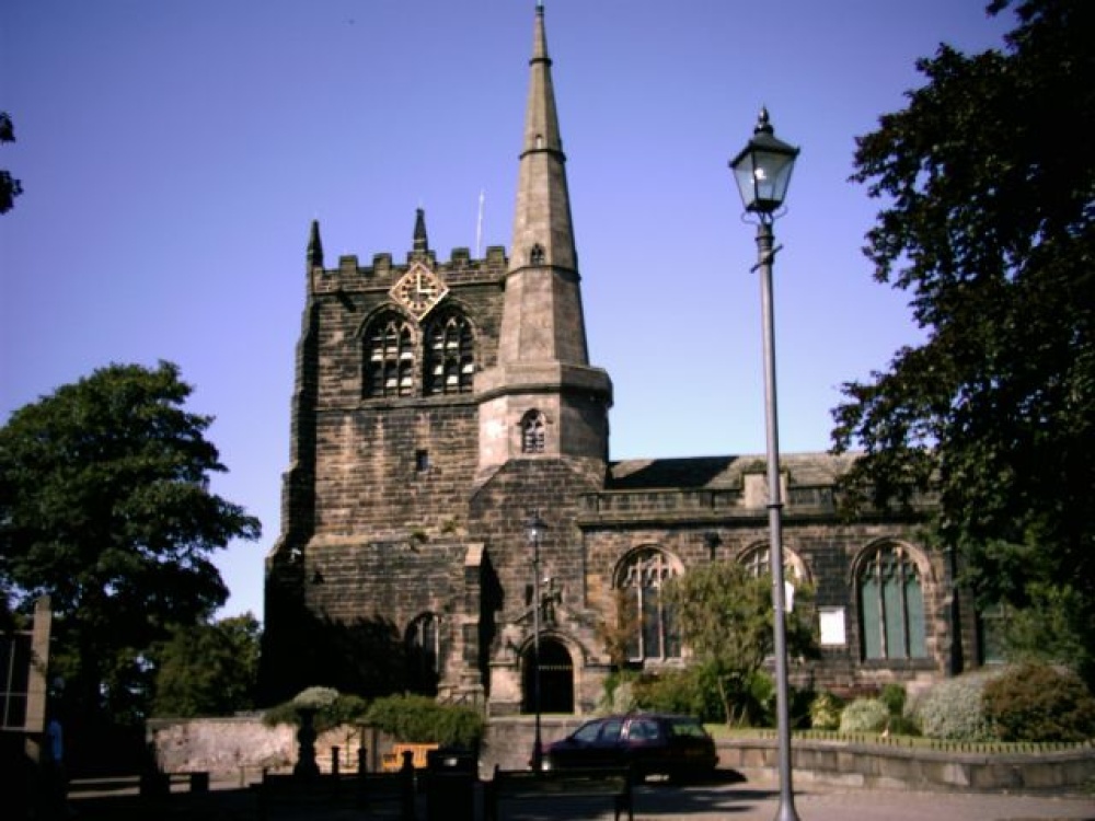 Photograph of St Peter and Paul Parish Church in Ormskirk, Lancashire.