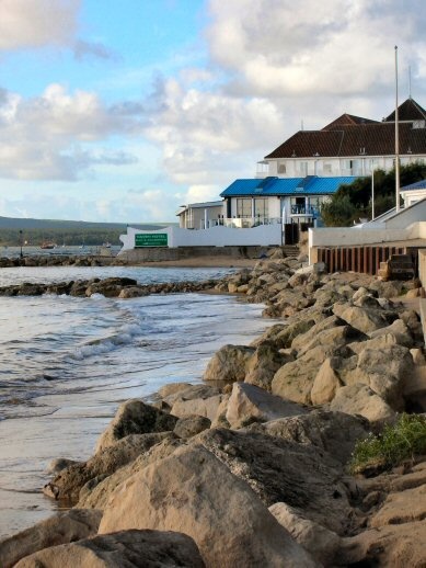 Haven Hotel at the entrance to Poole Harbour, Dorset
