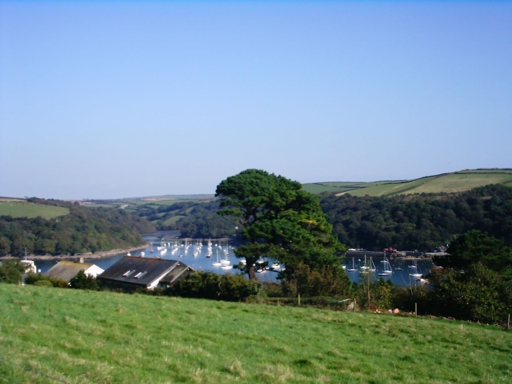 Another view at Harbour at Fowey, Cornwall