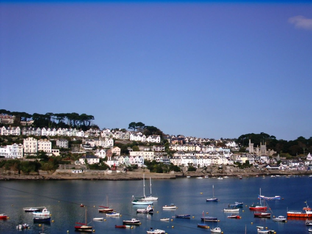 Lovely houses in Fowey, Cornwall