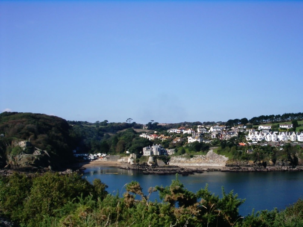 Photograph of A view at readymoney from Polruan, Cornwall