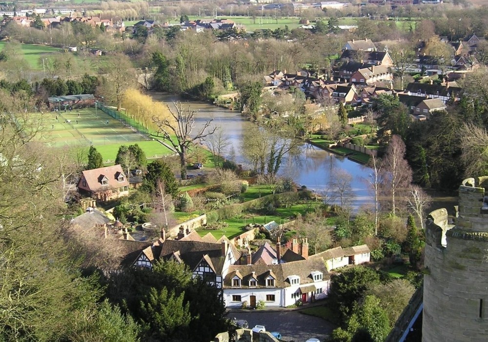 River Avon from Warwick Castle
