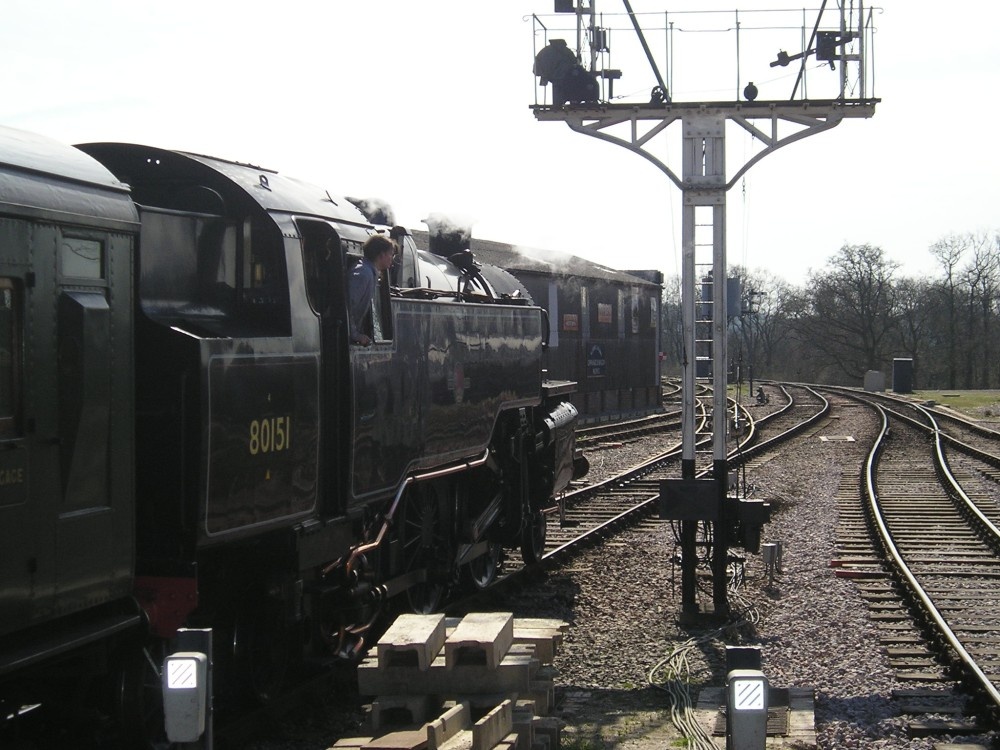 Photograph of Bluebell Railway at Horsted Keynes, West Sussex