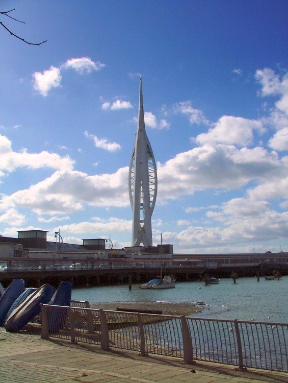 The Spinnaker Tower, Portsmouth Harbour, Feb 2005