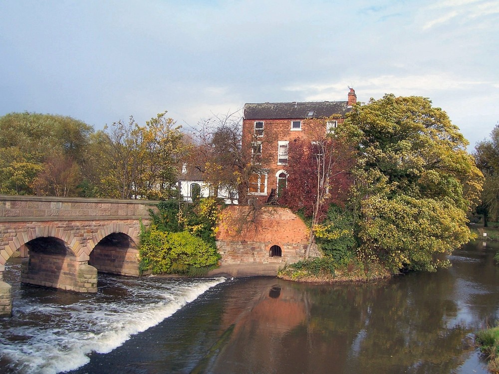Taken from Burton Bridge. Burton upon Trent, Staffordshire