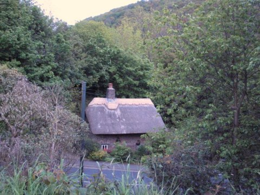 A thatched cottage in Devon