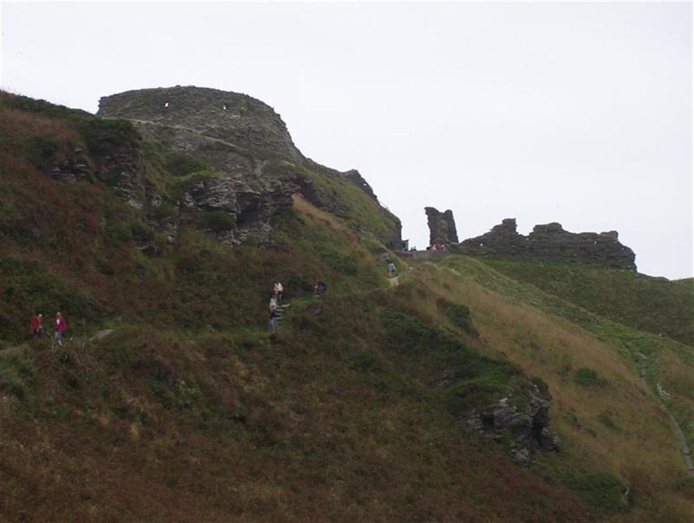 Tintagel Castle photo by Derek Nash