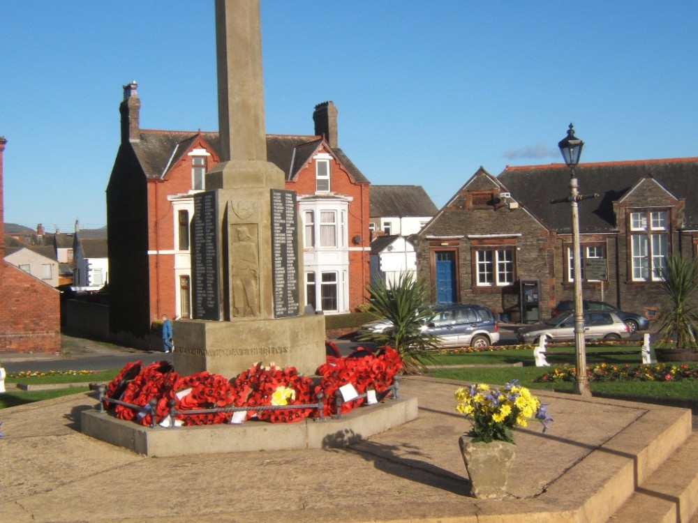 War Memorial, Millom, Cumbria.