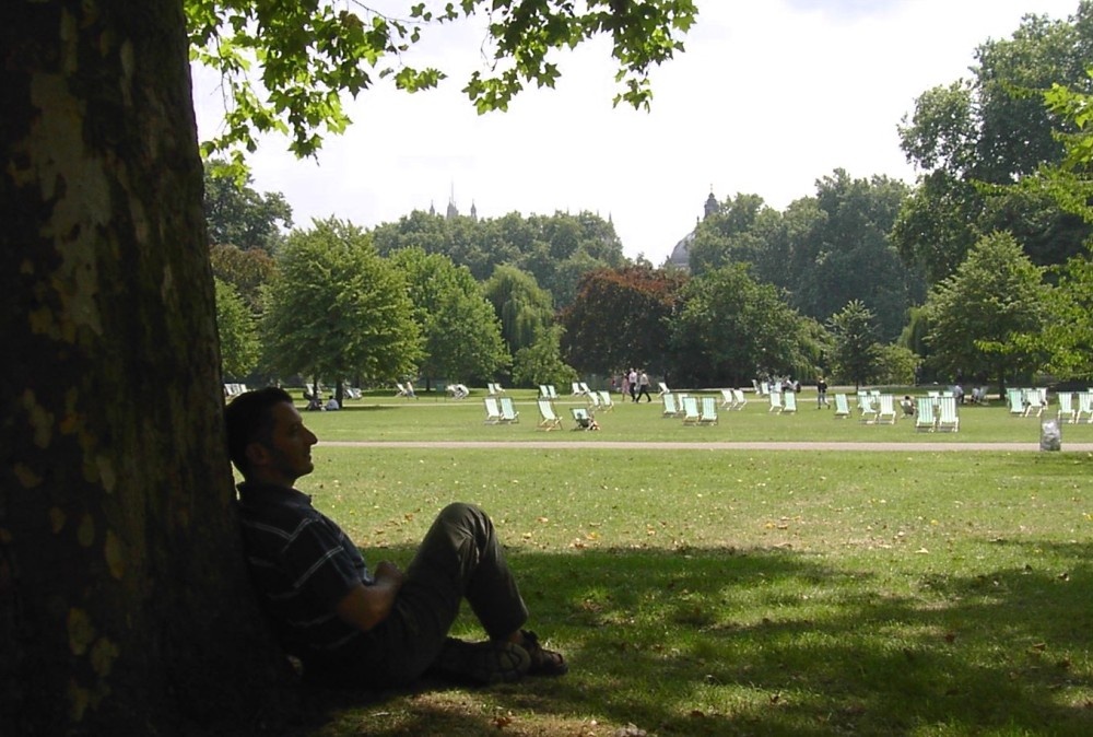 London, an August day in St James's Park