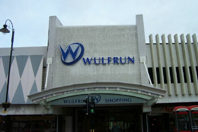 Wulfrun shopping center main place in Wolverhampton, West Midlands