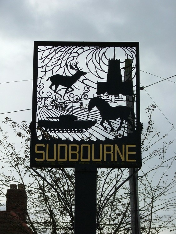 Sudbourne Village Sign. Sudbourne, Suffolk.
