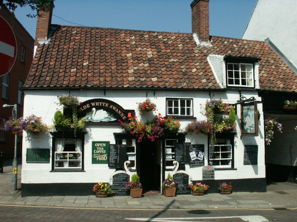 Ye Olde Whyte Swanne, in Louth, Lincolnshire.