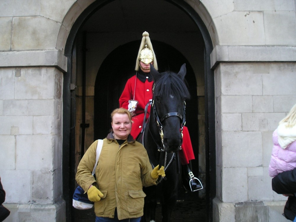 Horse guard in London